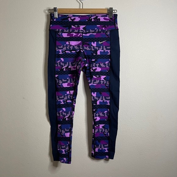 Nike Dri fit size small purple leggings - Picture 1 of 7